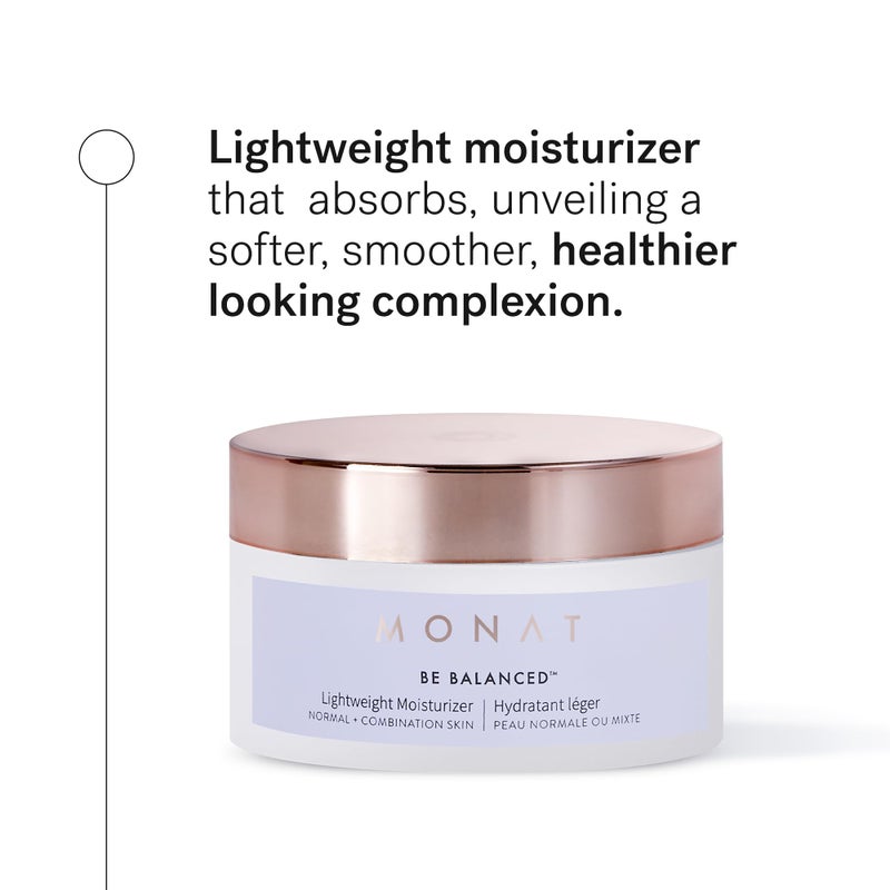 MONAT Be Balanced Lightweight Moisturizer - Restoring & Smoothing Hydrating Face Moisturizer with Hyaluronic Acid. Light Moisturizer Face Cream for Daily Skincare Routine - Net Wt. 45 ml / 1.52 fl oz - Image 2